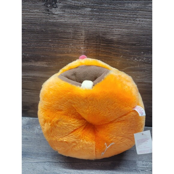 Vintage Kamar Halloween Stackable Plush Pumpkin 70s 80s Snaggletooth Orange - Picture 3 of 7